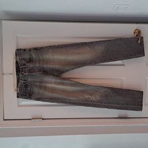 Mens Levi's 501 CT in gray denim, size 31.